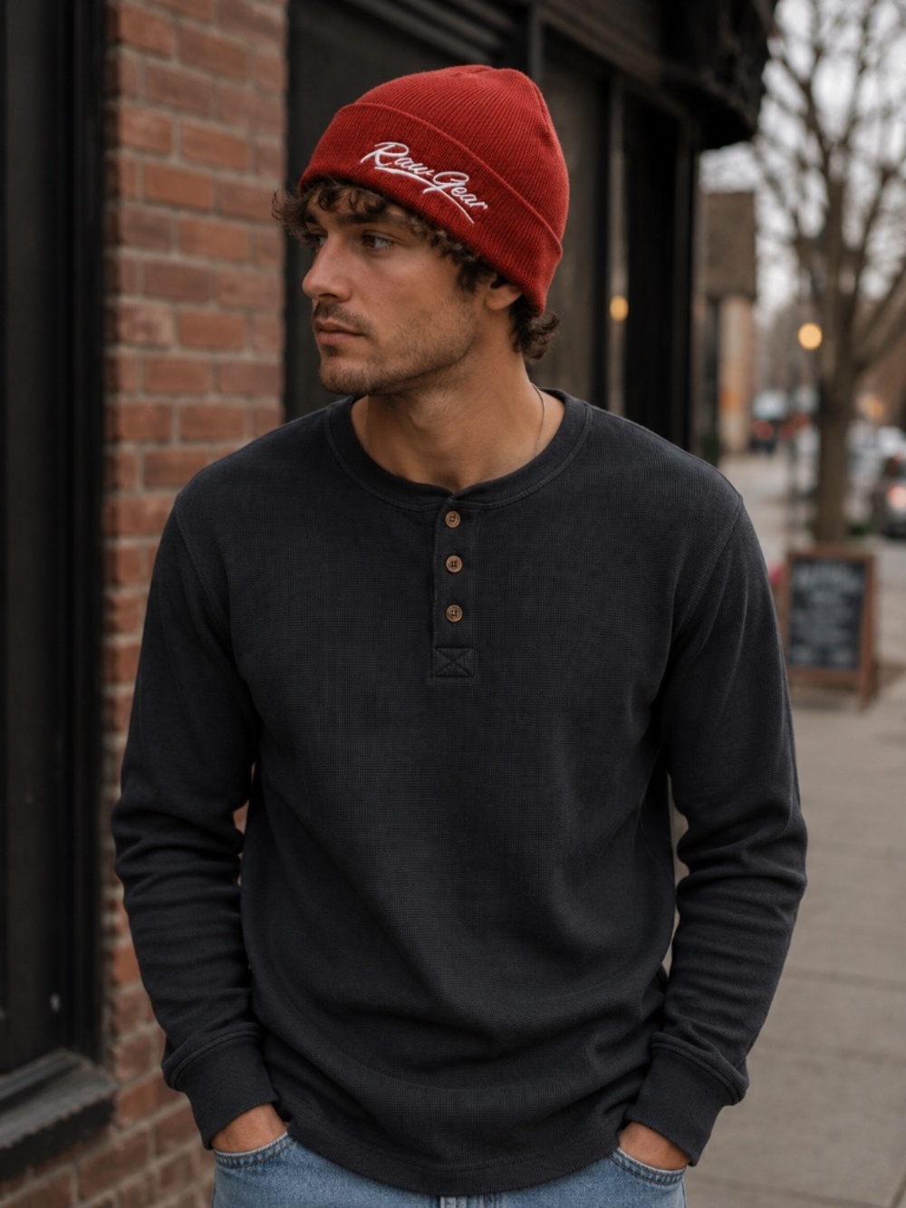 Raw Gear Red Beanie